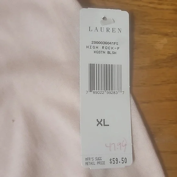 Womens XL Ralph Lauren sweater knit shell tank - Picture 3 of 3